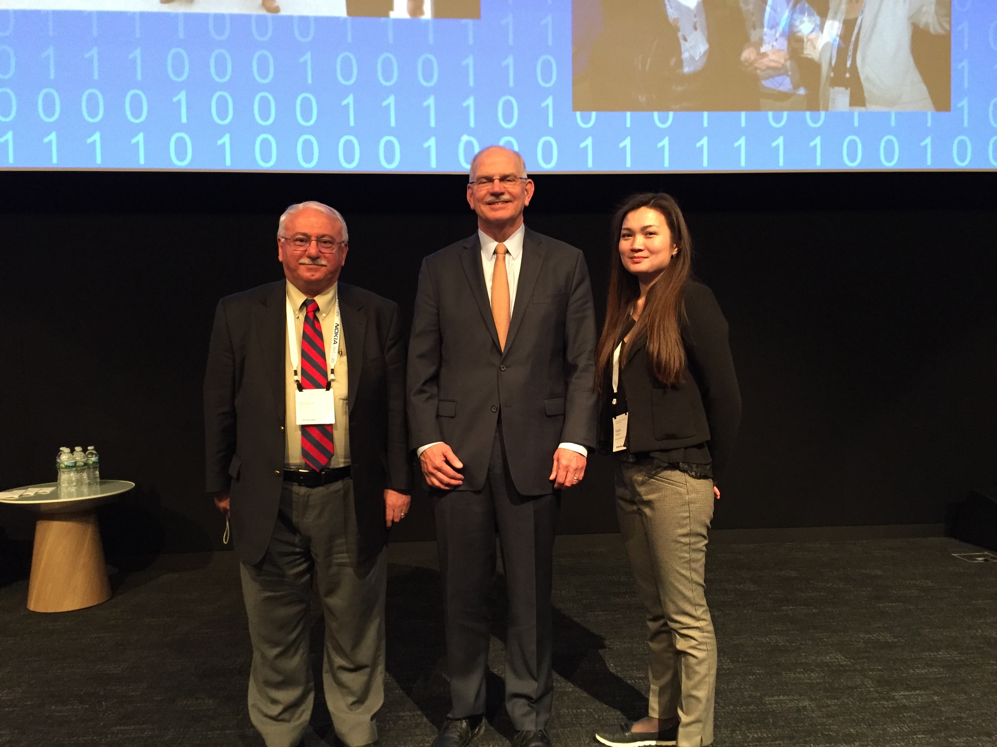 Photo with Dr. Vincent Poor, Dean of Engineering, Princeton univ.